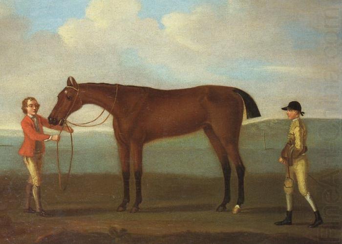 Molly Long Legs With Jockey and Groom, Francis Sartorius